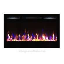 36" new sideline flame electric fireplace heater